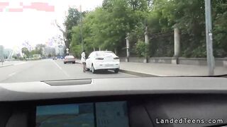 Beautiful Russian teen anal fucked POV