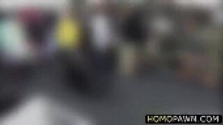 Hot fitness instructor goes gay and gets fucked by the store owner