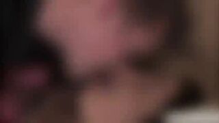 Stepmom Jazmyn catches Stephani sucking super big cock 