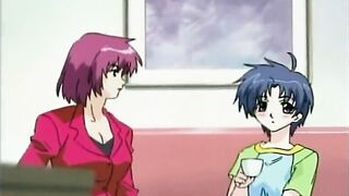 Horny hentai shemale cock sucked and hardcore