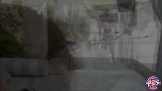 Horny blonde teen Sasha Summers gets creampied inside her tight pussy by her guy