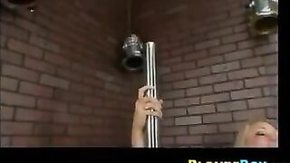 Blonde BBW Fingered And Fucked