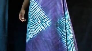 Curvy black GF teasing