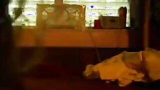 Slut Strips And Masturbates