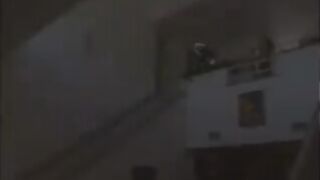 Naughty Ebony Nurse Riding A Cock