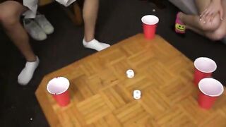 Three teenagers waiting on fucking with dick