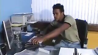 Brazilian Couple Fucking In The Office