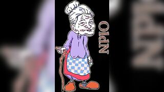 Old horny grannies and sexy young girls compilation