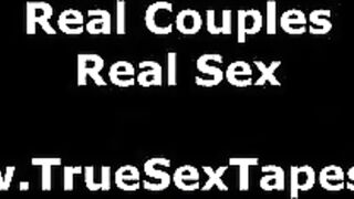 Black amateur couple fuck for camera in homemade movie