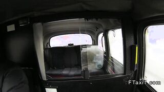 Hungarian blonde anal fucked in fake taxi