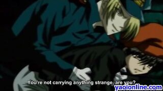 Gay hentai gangbang party in prison