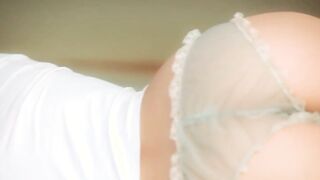 Cute panties and hole masturbation