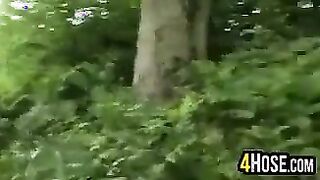 Bitch Double Penetrated Outdoors