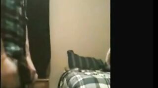 Real college girl deepthroating hard cock