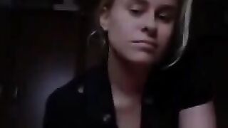 Beautiful Blonde Riding A Cock