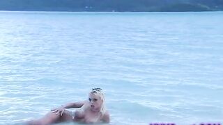 Supple sexy blonde loves cock