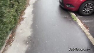 Euro amateur from public fucked