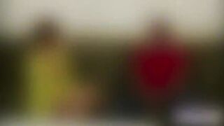 Attractive masseurs swallows her client hard dick