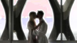 Sexy blonde with amazing big boobs