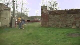 Josje banging her lover outdoors