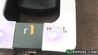 Busty Chick At The Gym