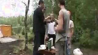 Outdoor Orgy In Russia