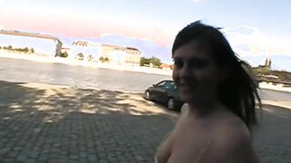 Lusty offering for public sex