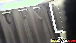 Indian Woman In The Bathroom