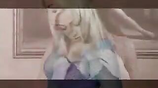 Blonde Beauty Enjoying A Big Black Cock