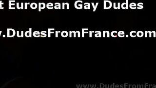 Gay blowjob and rimjob for French guys in the woods