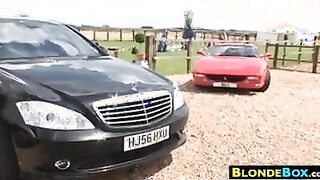 Blonde Whore Fucked By An Old Guy