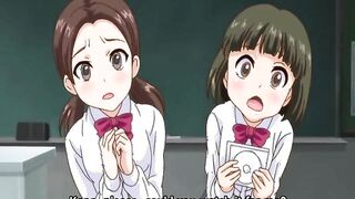 Shemale hentai coed handjob and splash cum