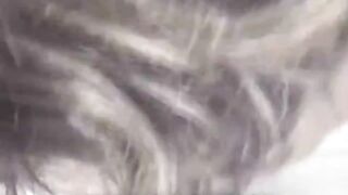 Busty crackhead sucks dick in kitchen