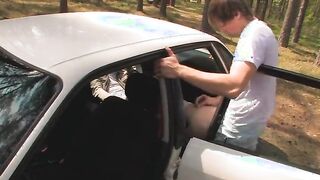 Horny stud fucks pussy rough