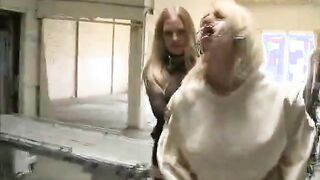 Blonde Amateur In Straight Jacket Getting Face Fucked