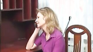 Russian MILF And Two Young Dicks