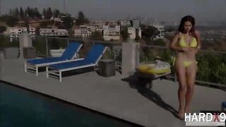 Super hot Marina gets her tight asshole banged hard by Manuel