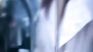 Public outdoors blowjob