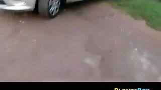 Blonde Babe Pleasing Multiple Dicks