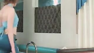 Russian Girl Fucking By The Pool