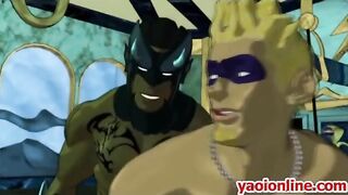 Hentai gays having threesome hot sex