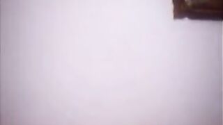 Latin Teen Swallows Her Pussy Juice