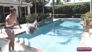 Donny Forza and Lane Larson make looove in a bed room