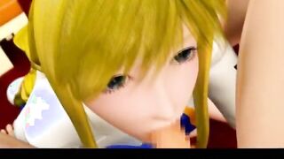 3D Sailor Girl Gives Head!