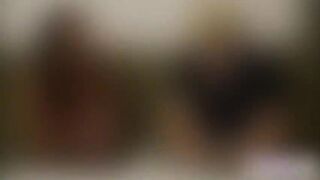 Black babe gives a great milking treat