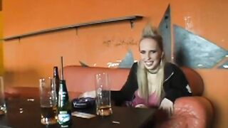 Delightful public blowjob