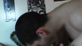 College Boys Get Busy Together At Dorm Room Party