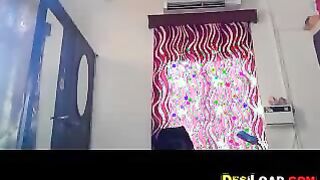 Wet Indian Aunty Getting Ready