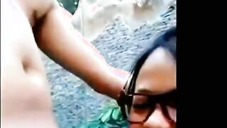 Nerdy Asian Teens Jacuzzi Sextape