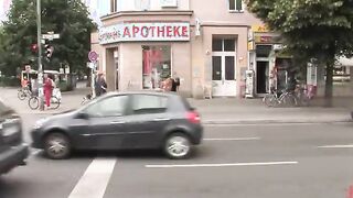 Thrashing a naughty slave